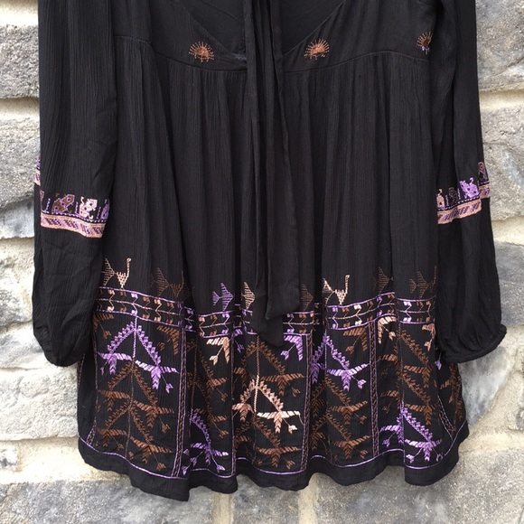 Free People | Rhiannon Embroidered Mini Dress - Picture 5 of 7